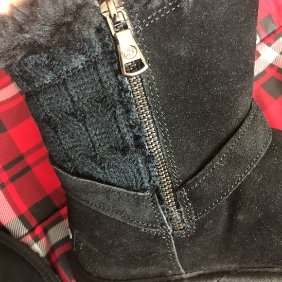 Lamo Brand Suede sweater faux fur Boot - Picture 4 of 6